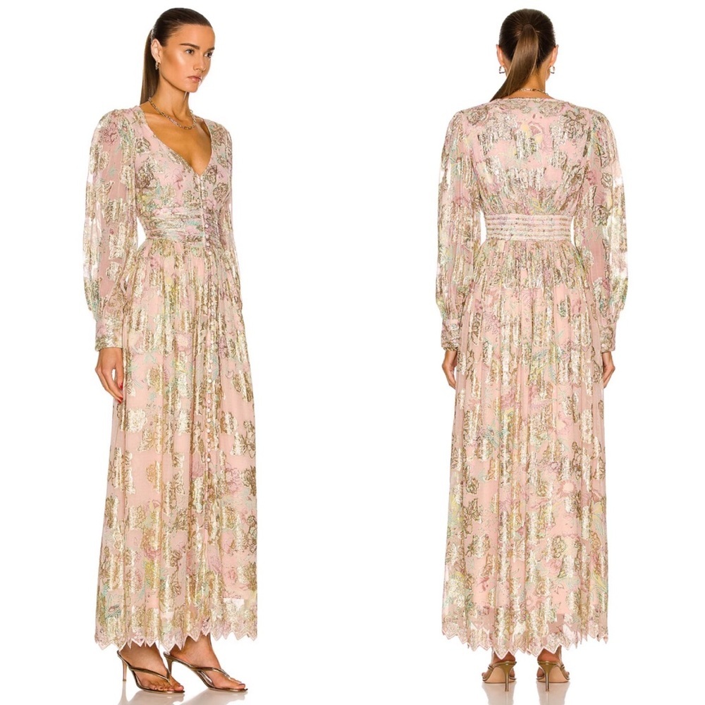Hemant and Nandita Nora Maxi Dress in rose pink size XS - Picture 14 of 14
